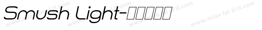 Smush Light字体转换